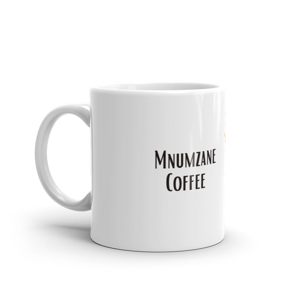 Mnumzane Coffee White glossy mug