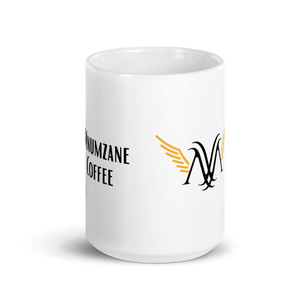 Mnumzane Coffee White glossy mug